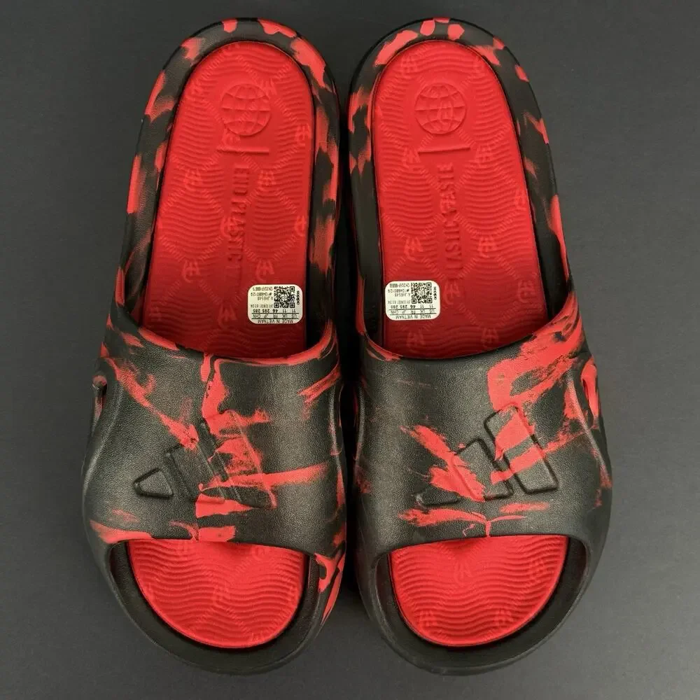 adidas Mahomes Adicane Slides Men’s Size 11 Black Red JH6548 New Without Box